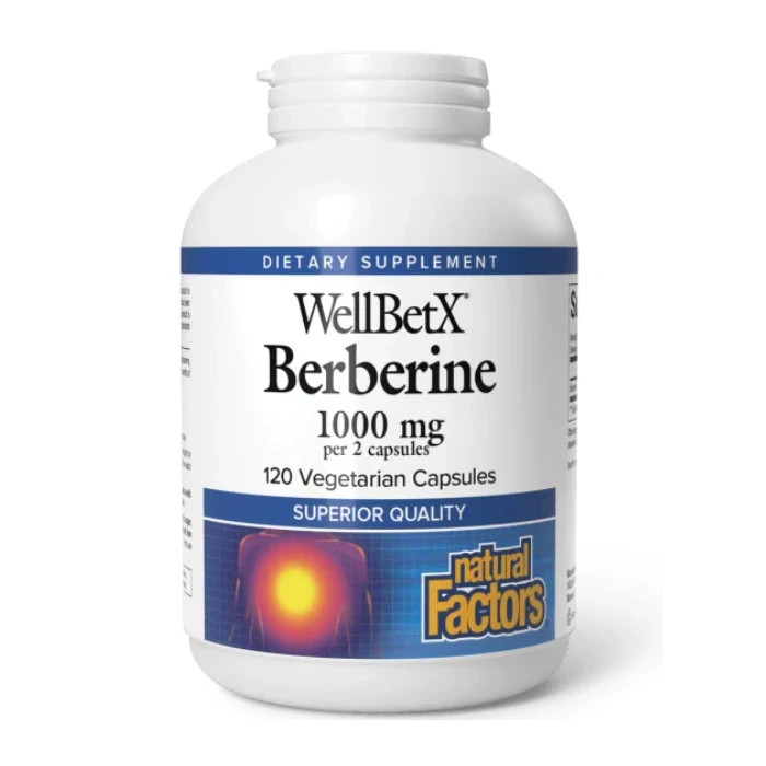 Natural Factors WellBetX Berberine Capsule – 120 Count