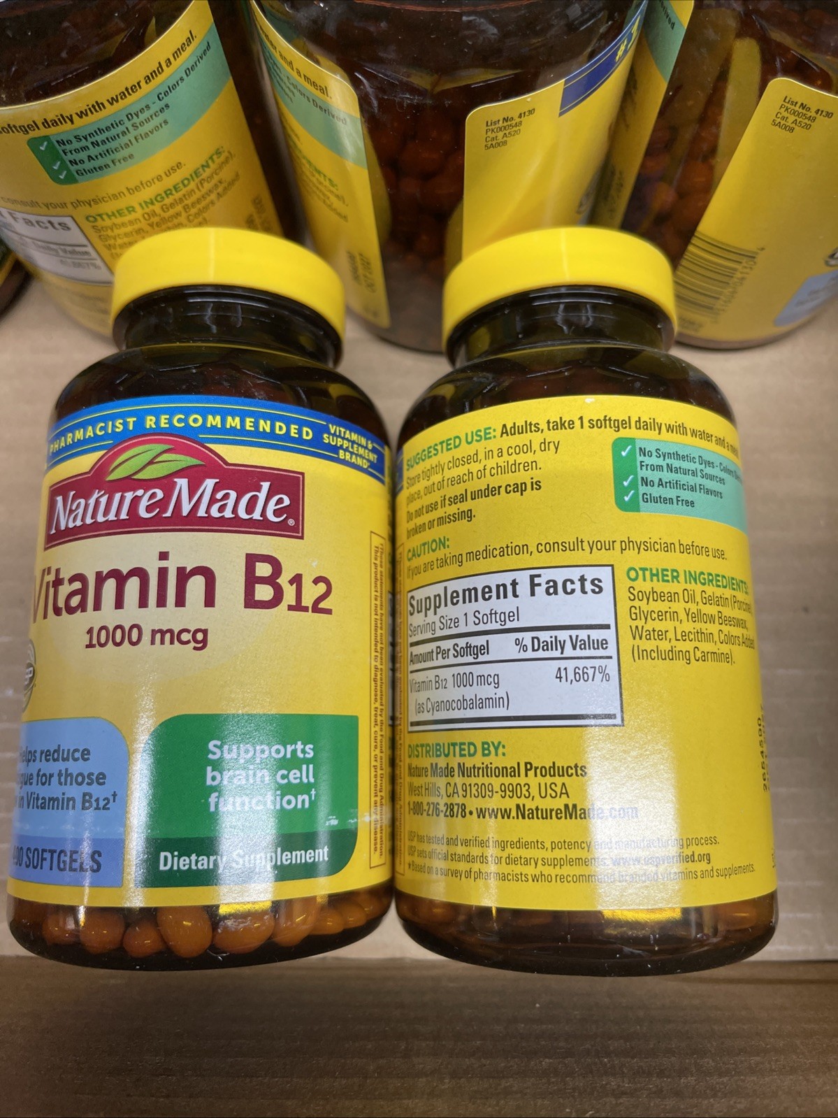 Nature Made 1000mcg Vitamin B-12 – 400 Softgels ( Jul/2027)