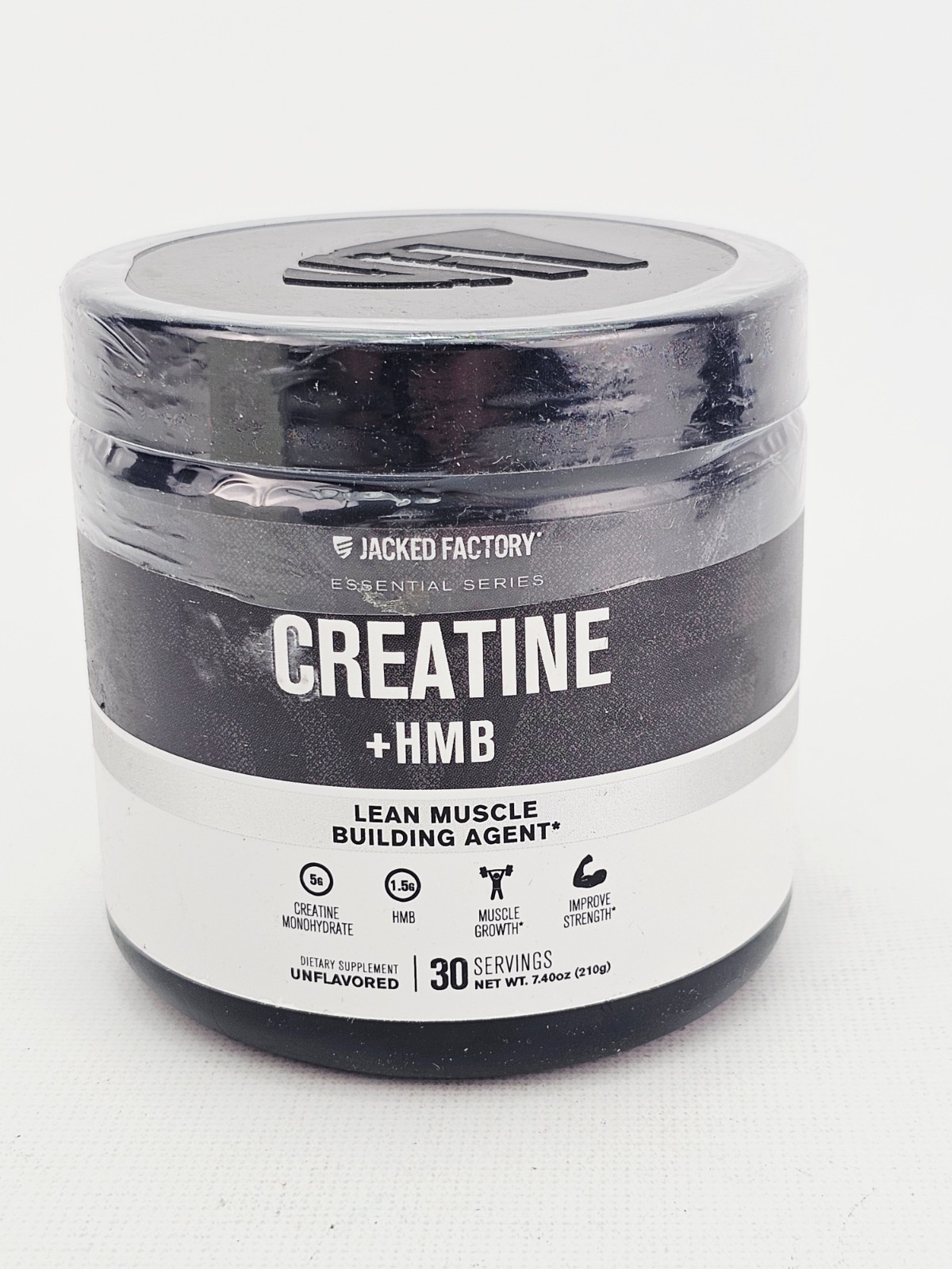 Creatine HMB Lean Muscle Building Agent Unflavored 7.4 oz BB9/26