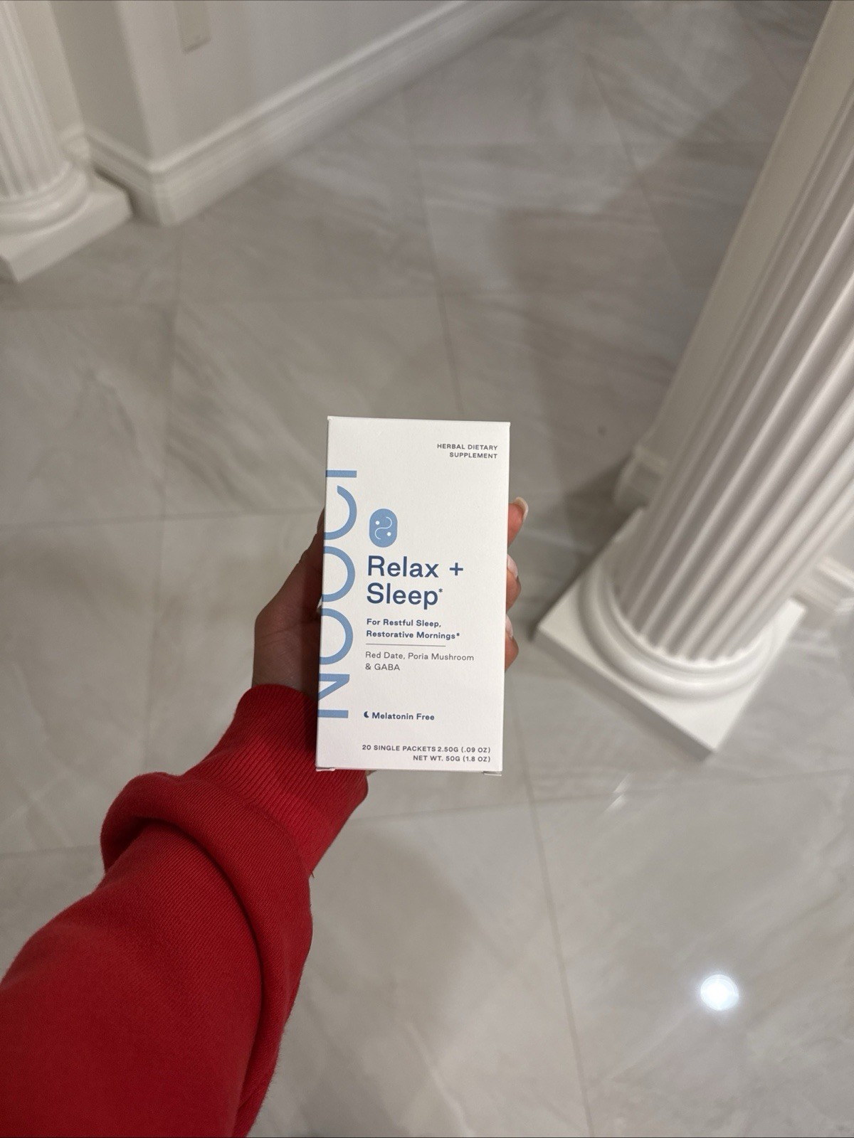 Relax And Sleep Nooci: Melatonin Free Exp: 11/28. 20 packets