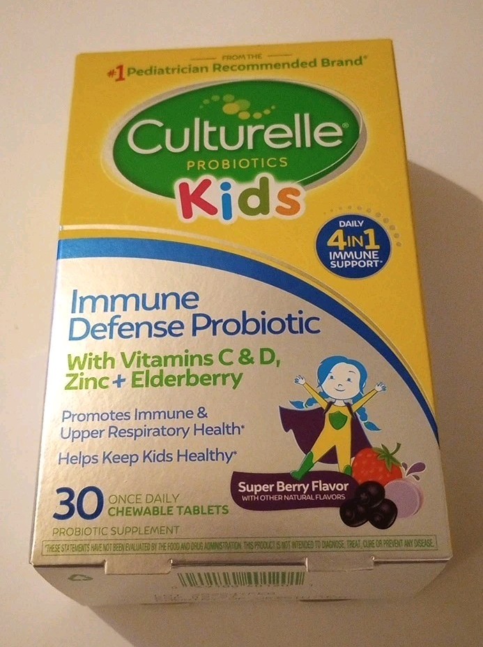 Culturelle Kids Probiotics Immune Defense Probiotic 30 Chewable Exp:09/2027