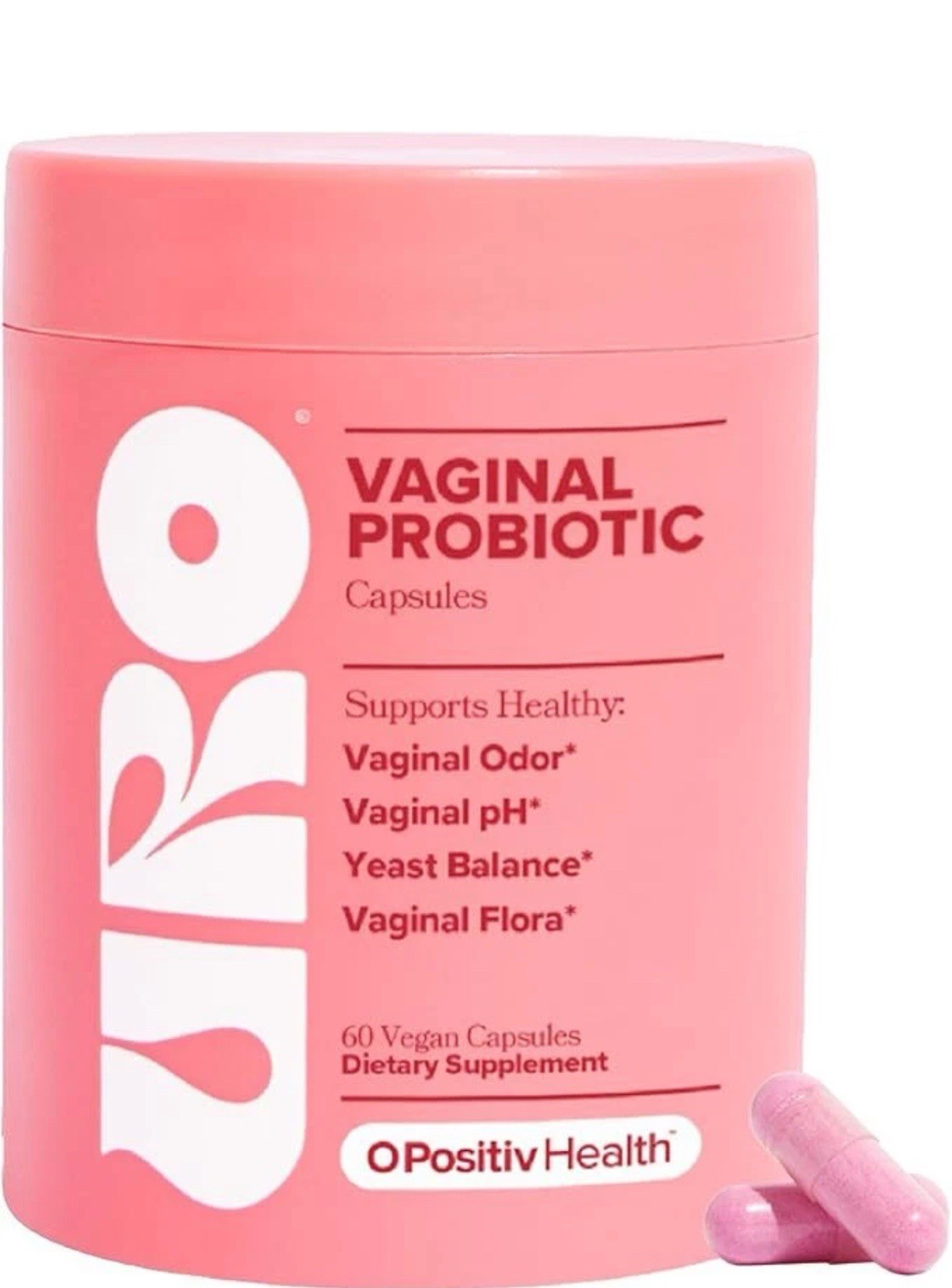 URO Vaginal Probiotics for Women – 60 Vegan Cap – NEW & SEALED!! EXP 10/29/2025