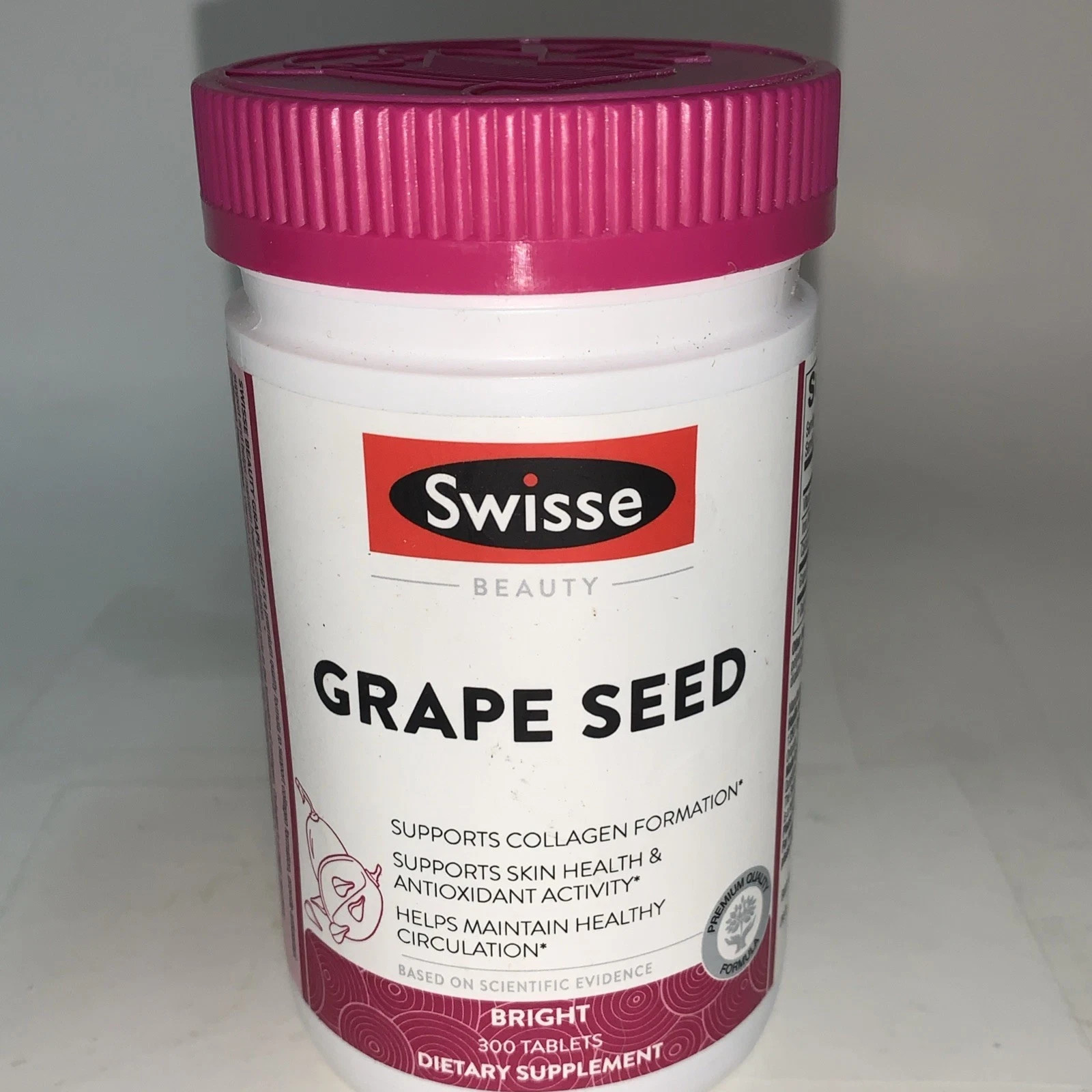 Swisse Grape Seed Collagen Formation & Skin Health, 300 tablets Exp 07/2027