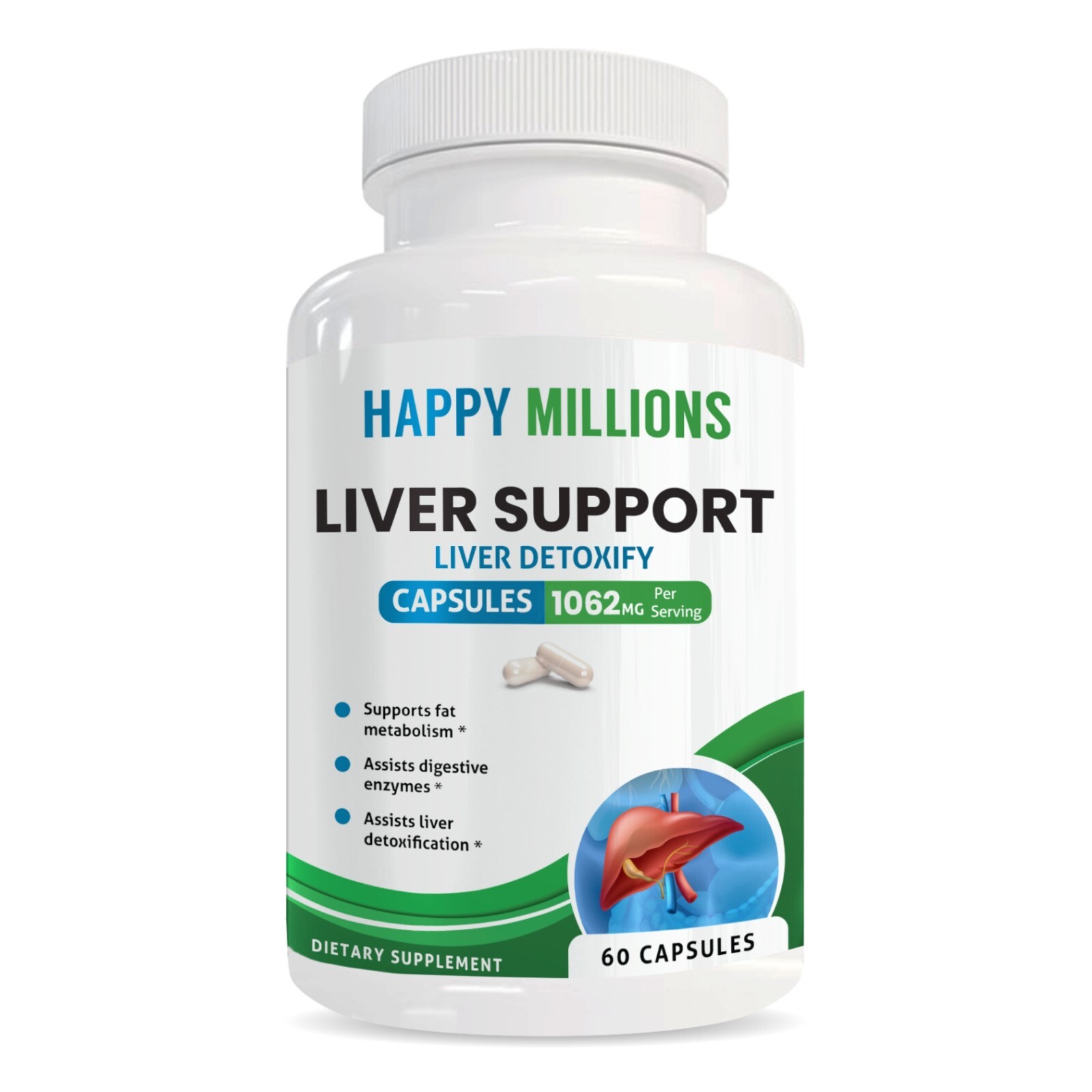 HAPPY MILLIONS LIVER SUPPORT