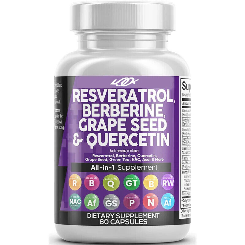 Berberine 3000mg Grape Seed Extract 3000mg Green Tea Extract