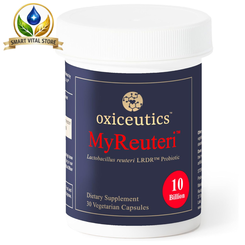 MyReuteri 10 Billion CFU Probiotic + FOS Prebiotic 30 Veg Caps – Dr. Davis