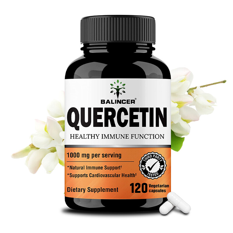 Pure Quercetin 1000mg – 120 Capsules – Supports Cardiovascular Health