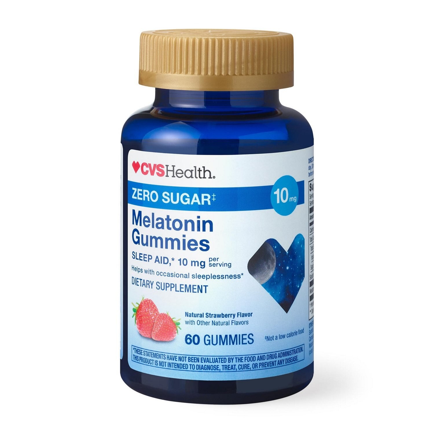CVS Health Sugar Free Melatonin Gummy 10MG, 60 ct