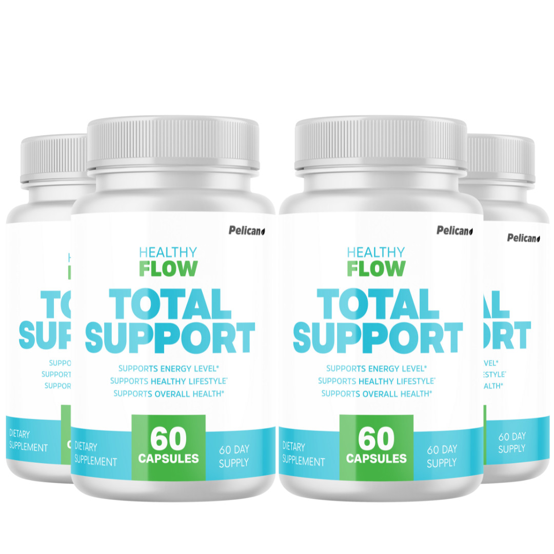 Healthy Flow Total Support-Cardiovascular & Blood Support- 4 Bottles- Genuine