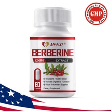 Berberine Supplement 1200mg-Heart Health Support High Absorption-1 Month