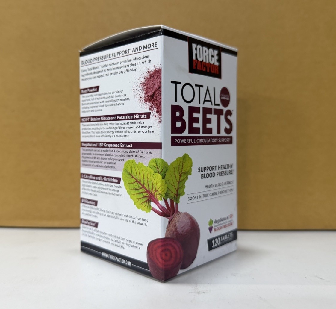 Total Beets Powerful Circulatory 120 Tablets Exp 11/26 | Free & Fast Shipping |