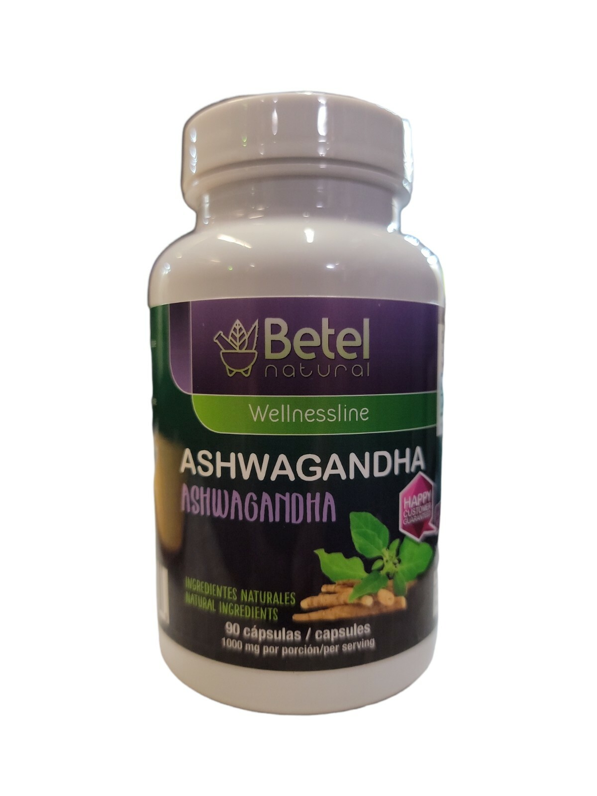  Ashwagandha 90 capsulas 1000mg Betel natural