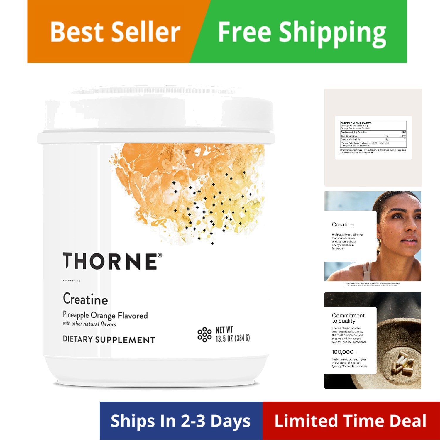 Creatine – Micronized Creatine Monohydrate Powder – Support for Muscles & Cog…