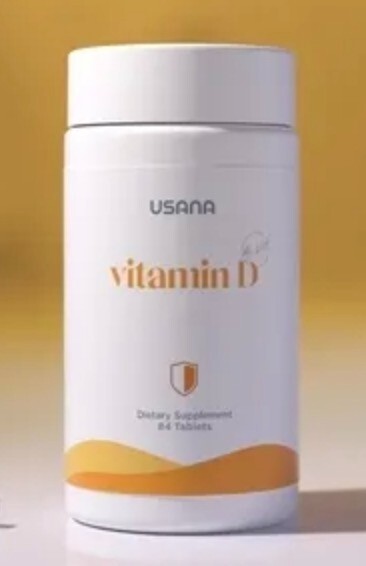USANA Vitamin D – Maximum-strength Vitamin D Supplement 84 Tablets – Exp 07/2027