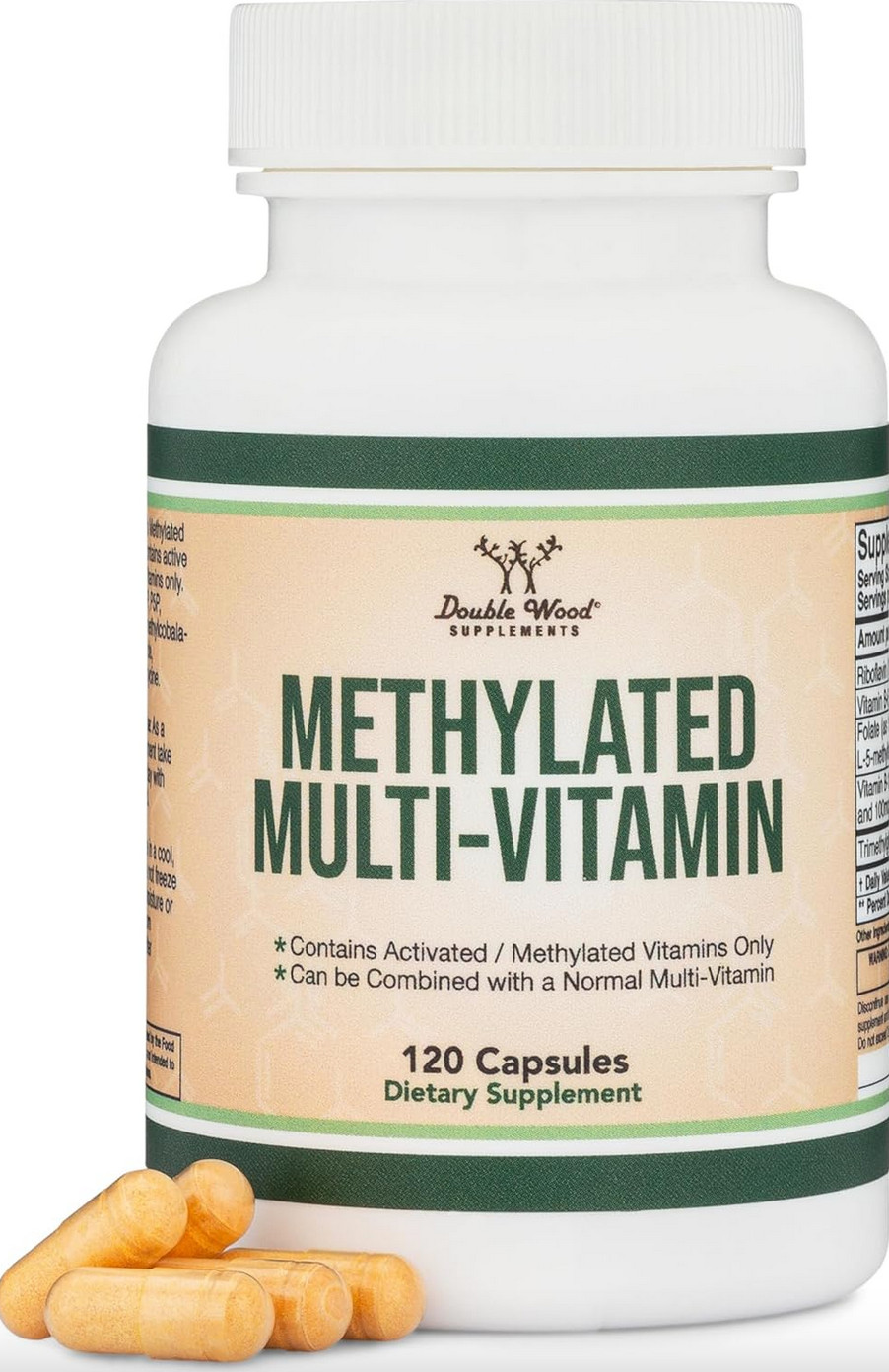 Men’s Multivitamin, Methylated B-Vitamins, Clean Label & Vegan, High Strength F