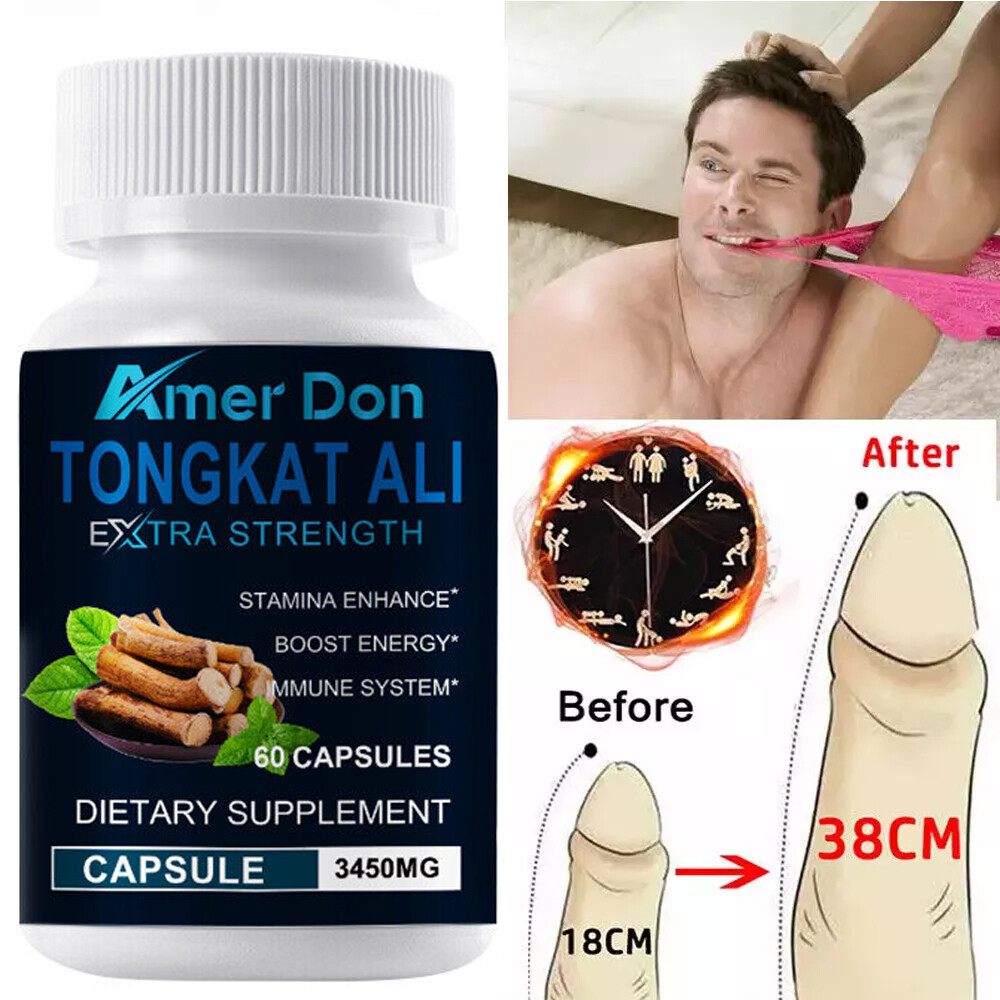Male Enhancement Booster & Thicker Last Stronger Longer Bigger 60 Capsule Pills