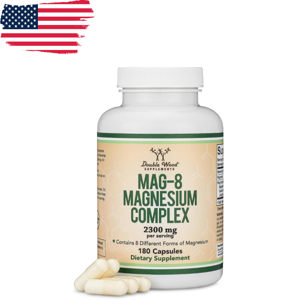 180 Caps Magnesium Complex Supplement 2300Mg Joint, & Relaxation Support