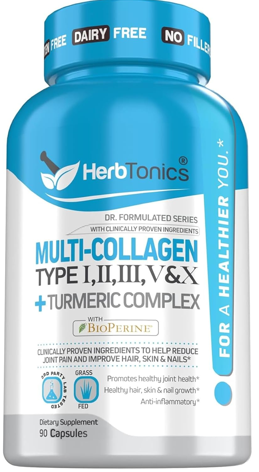 Multi Collagen Complex (Types 1 2 3 5 and 10) | Hydrolyzed Collagen Peptides | C