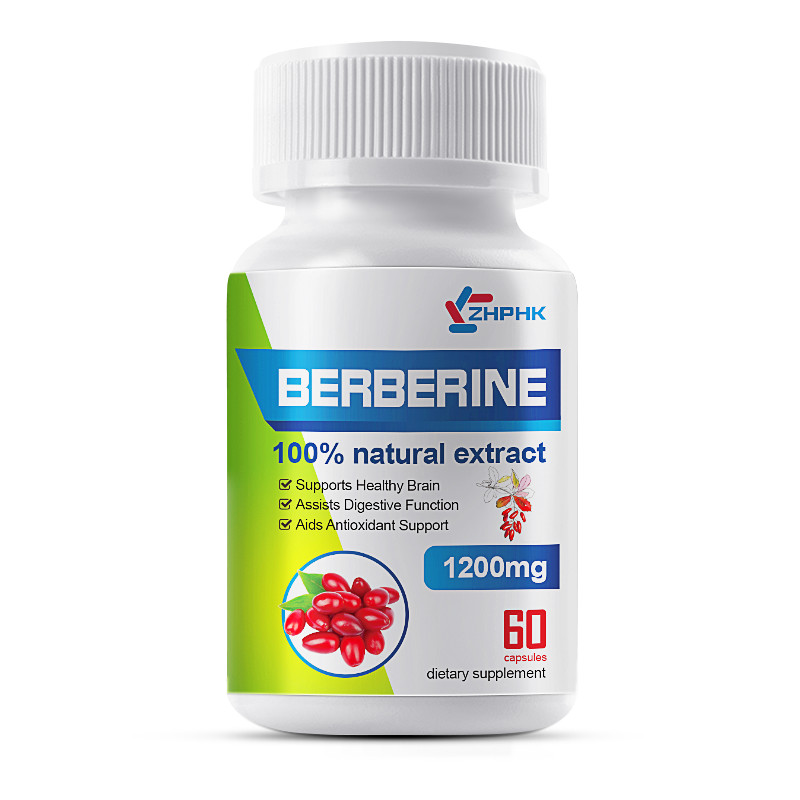 Berberine HCl 1200 MG Premium 60 CAPSULES- (Non-GMO, Gluten Free Vegetarian)