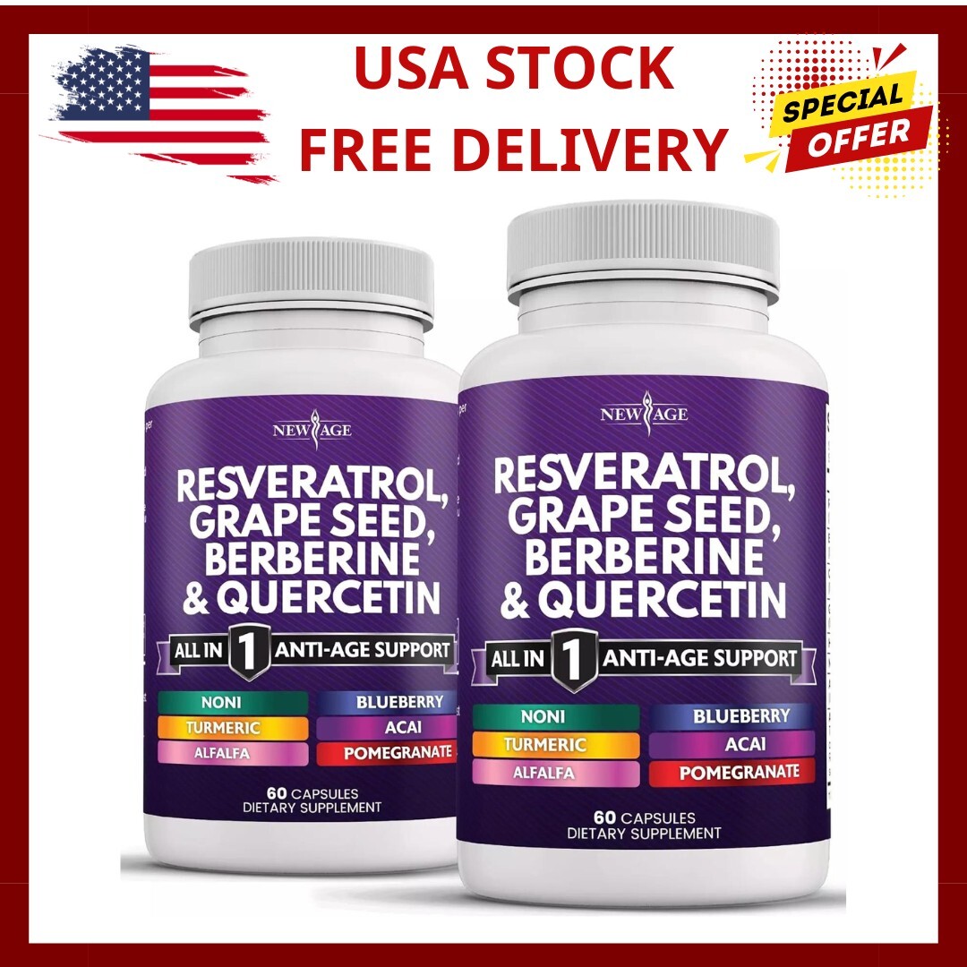 Resveratrol 6000Mg Berberine 3000Mg Grape Seed Extract 3000Mg Quercetin 4000Mg –