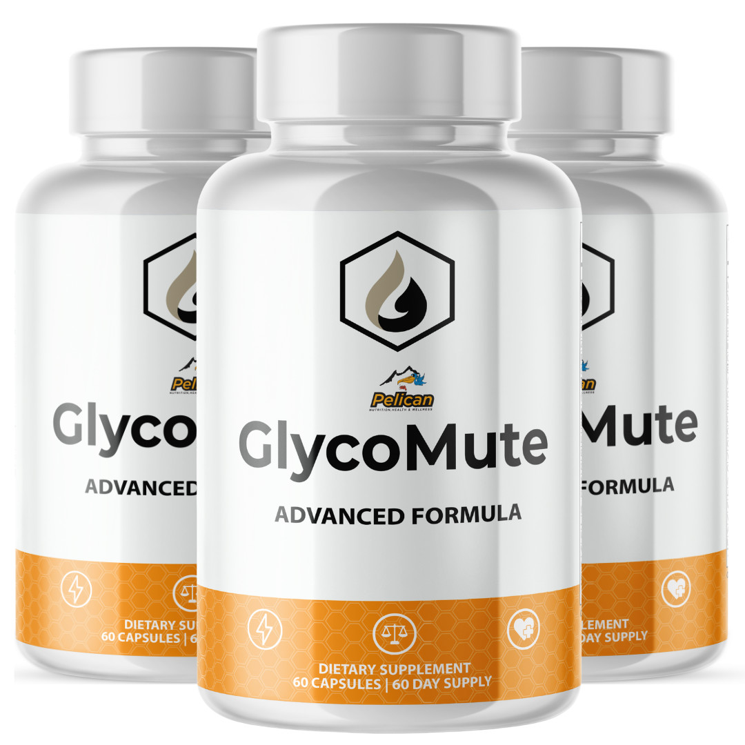 GlycoMute- Blood Support- 3 Bottles- 180 Capsules