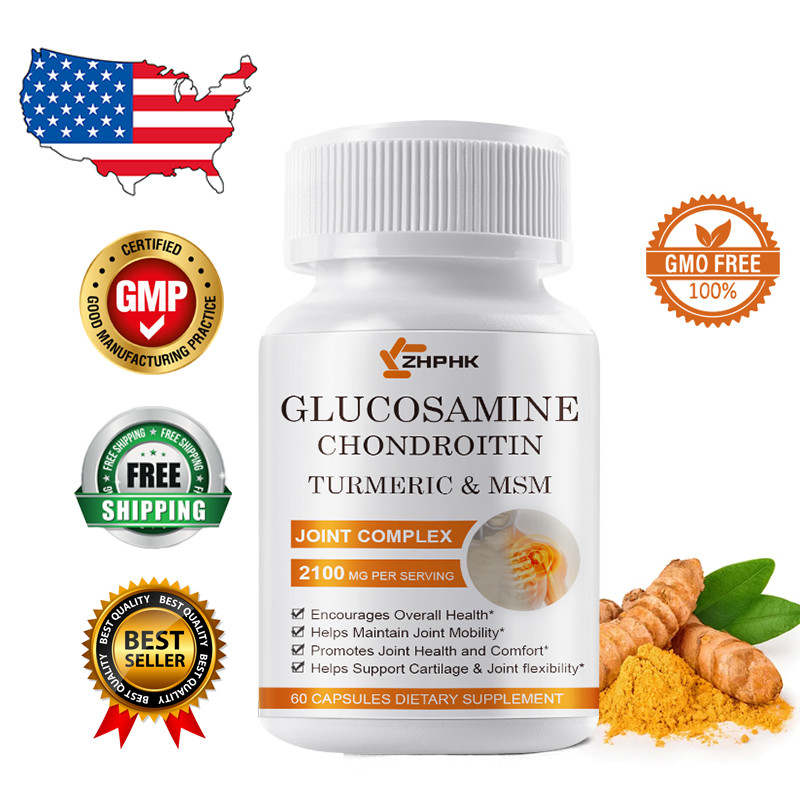 Glucosamine Chondroitin Turmeric MSM 2100mg Triple Strength Joint Support