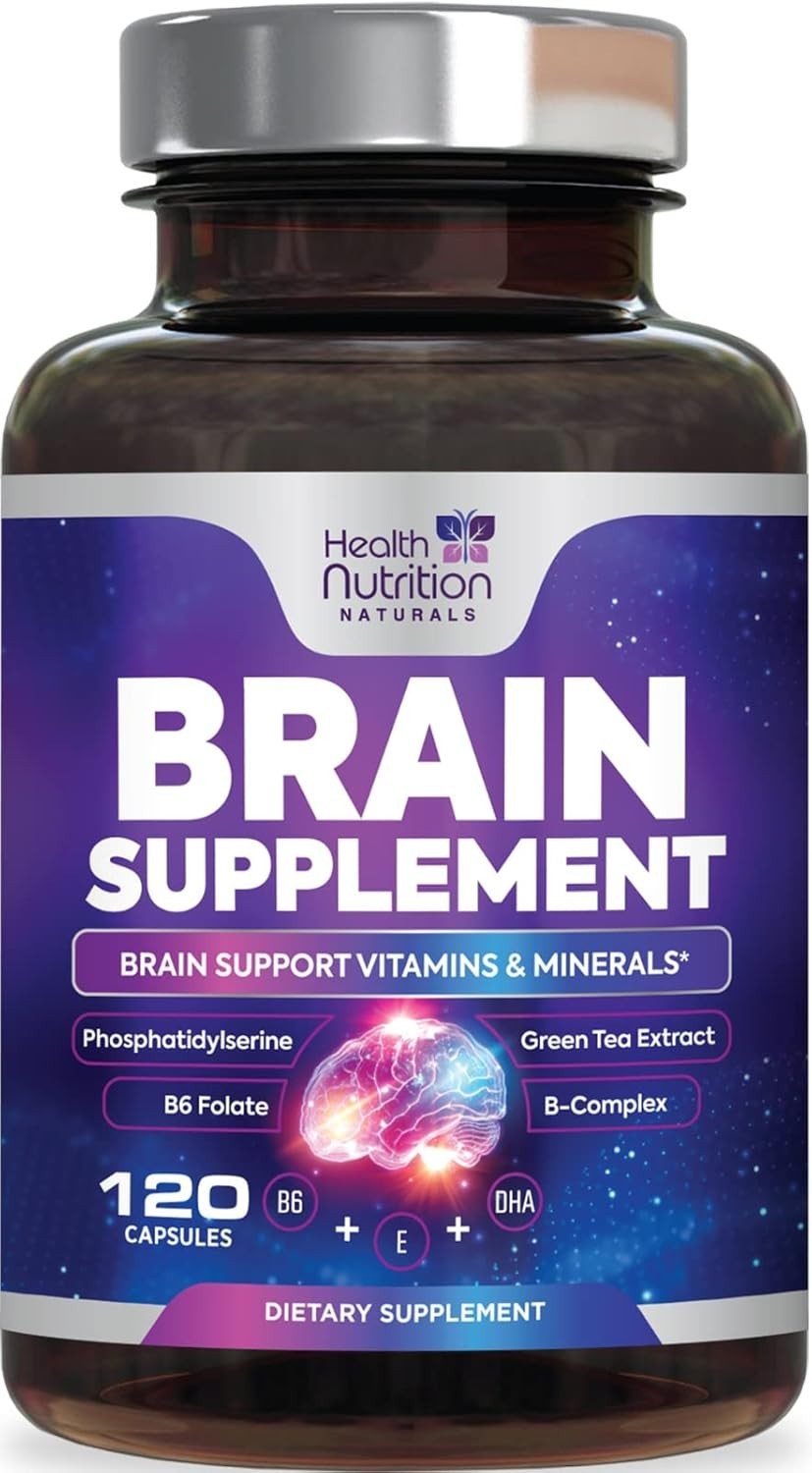 Brain Supplement for Memory & Focus – Nootropics for Concentration & Energy