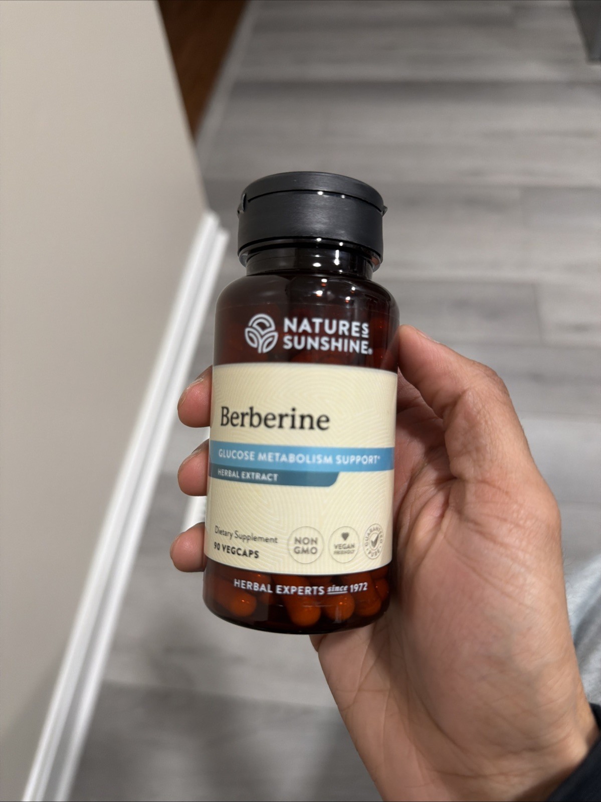 Nature’s Sunshine Berberine Glucose Metabolism Support, 90 Veg Caps New Sealed