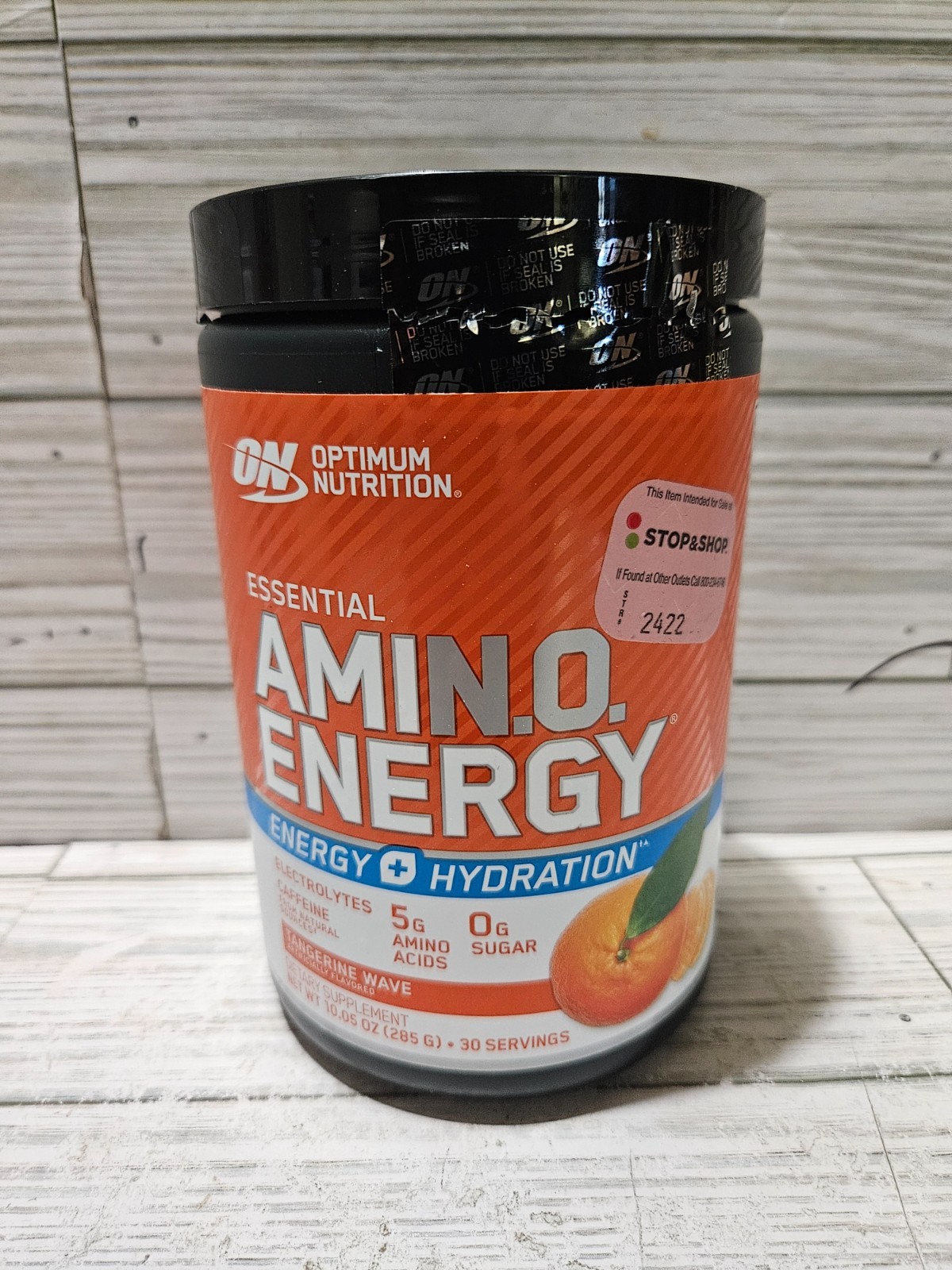 VIEW PICS Optimum Nutrition Essential Amino Energy Tangerine Wave 10 OZ 7/2026
