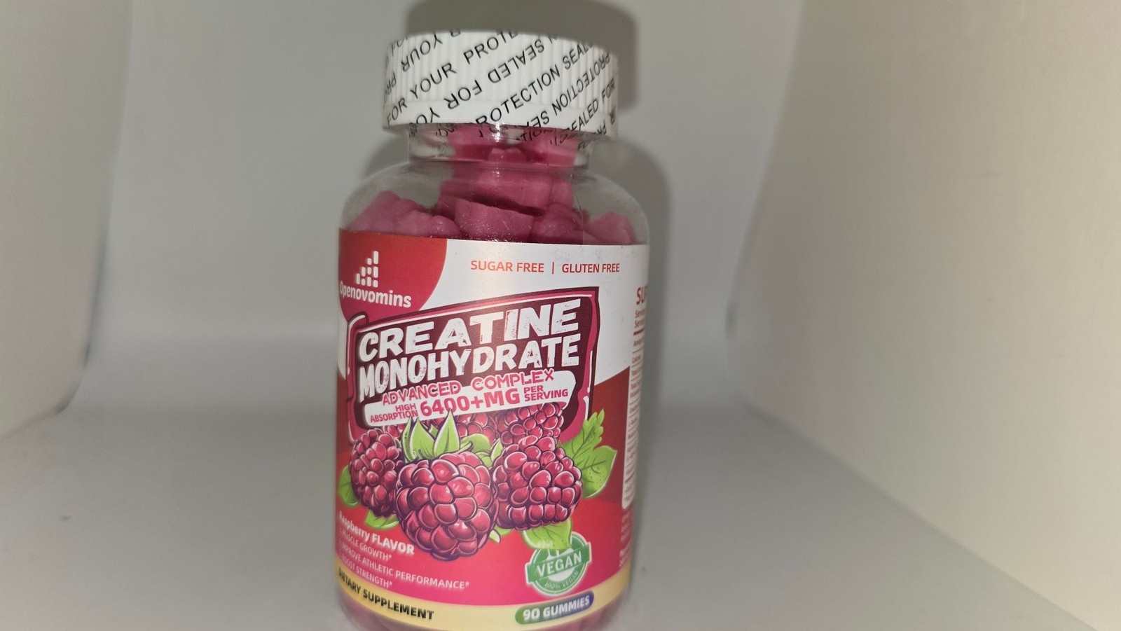 Omnovitamins Creatine Monohydrate Advanced Complex 6400mg 90 Gummies Exp 11/26