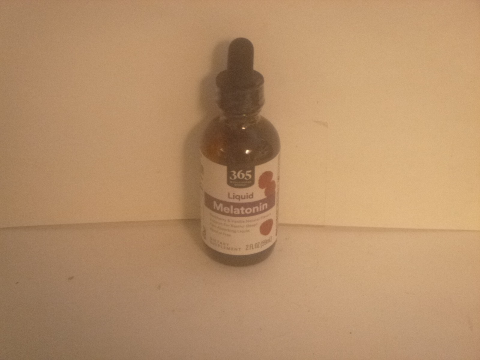 365 Whole Foods Supplements Sleep Aid 3mg Melatonin Liquid 2oz Exp 2027