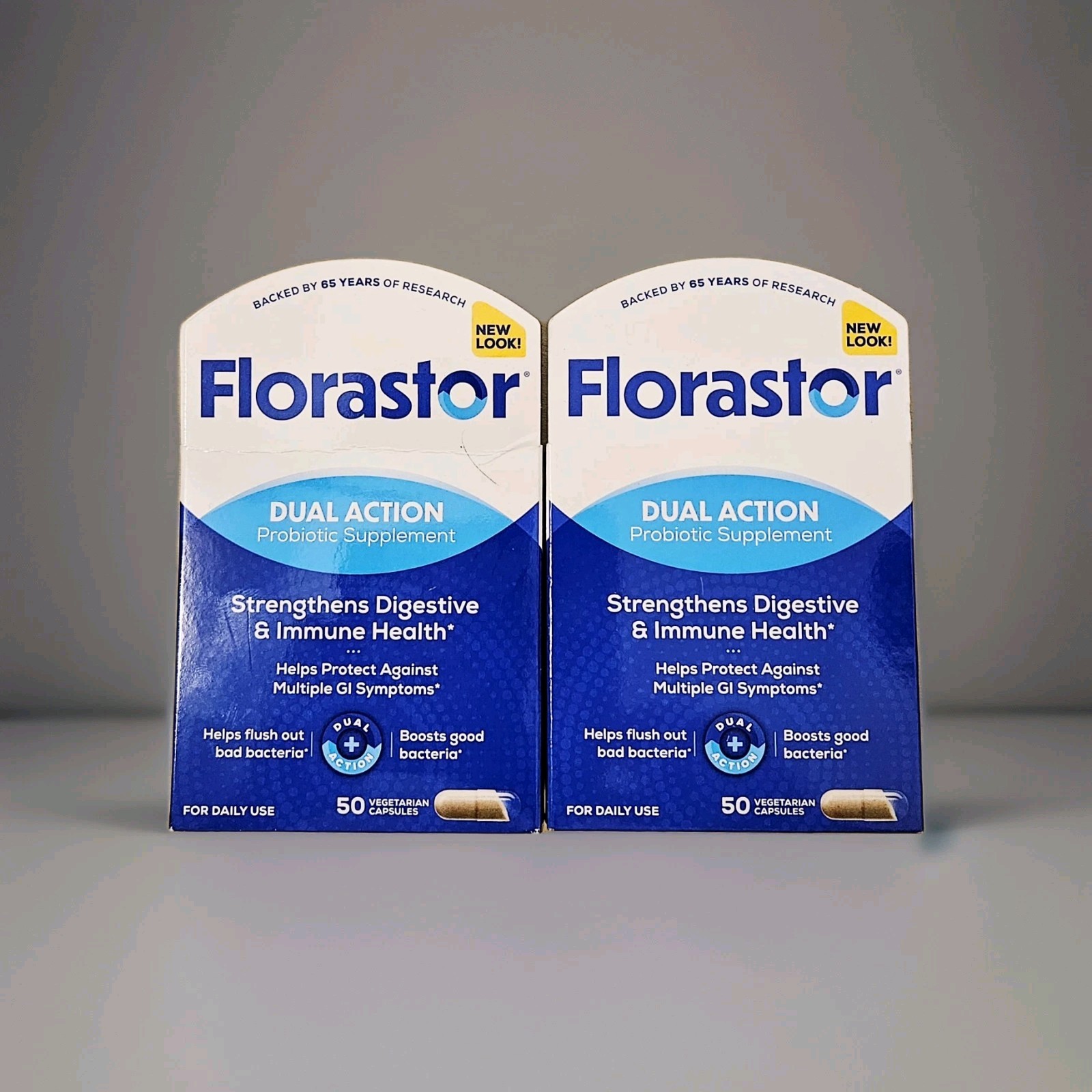 2 Boxes – Florastor CNCM I-745 250mg Probiotic Supplements 100 Total Ct Exp 2028