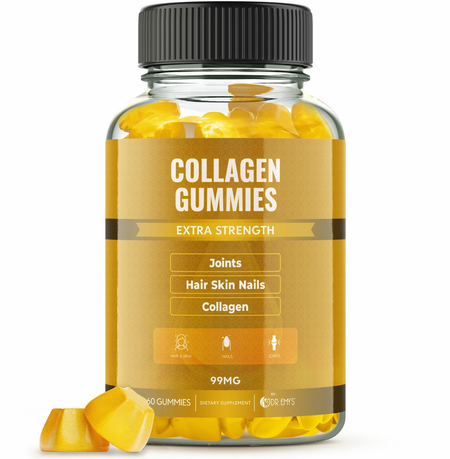 Collagen Gummies ☆ 60 Count 120 Each ☆ Anti Aging Hair Skin and Nails