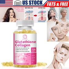 L Glutathione Collagen Skin Whitening Lightening Dark Spots Skin Bleaching 120