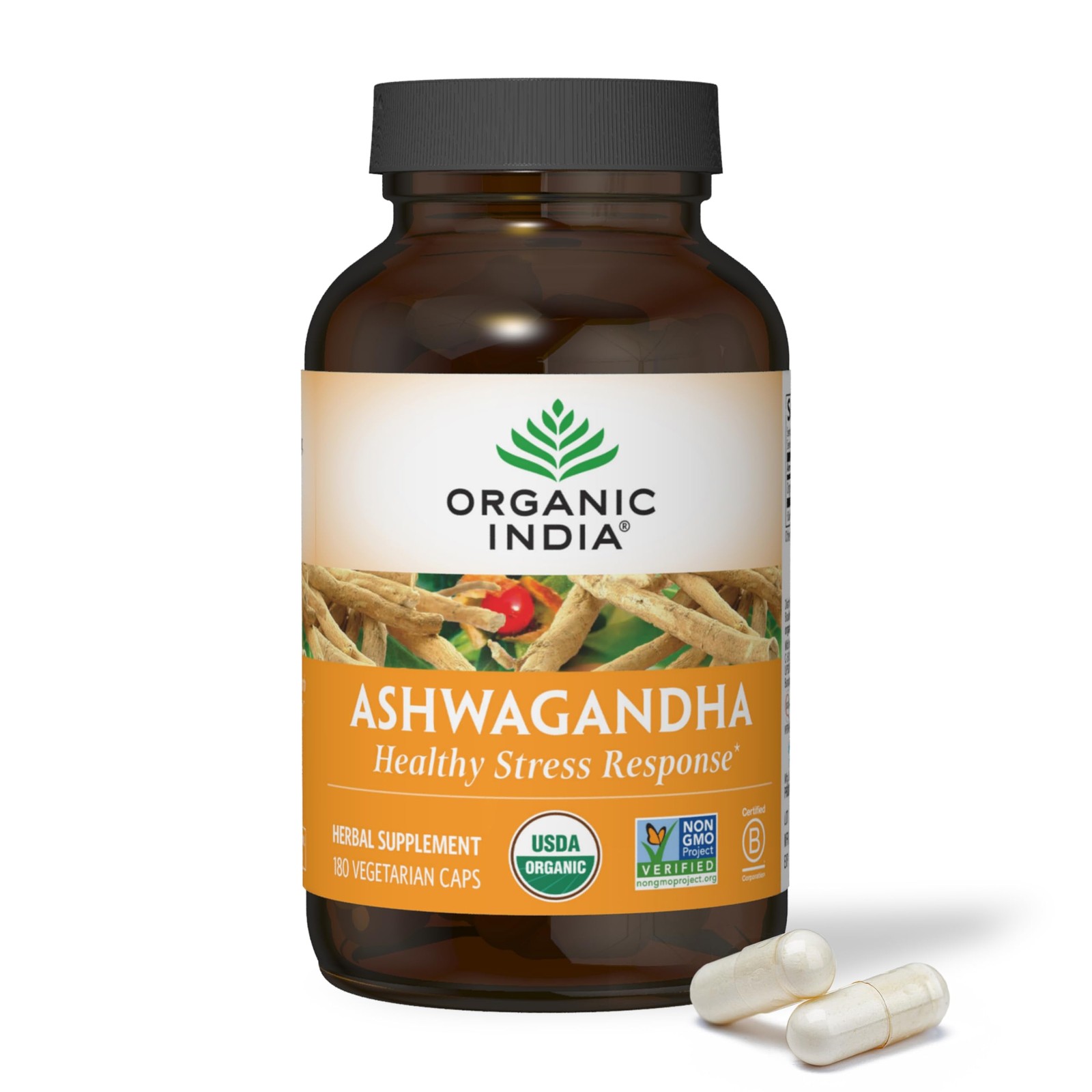 Ashwagandha Capsules – Organic Ashwagandha Supplement – Vegan Ashwagandha Roo…