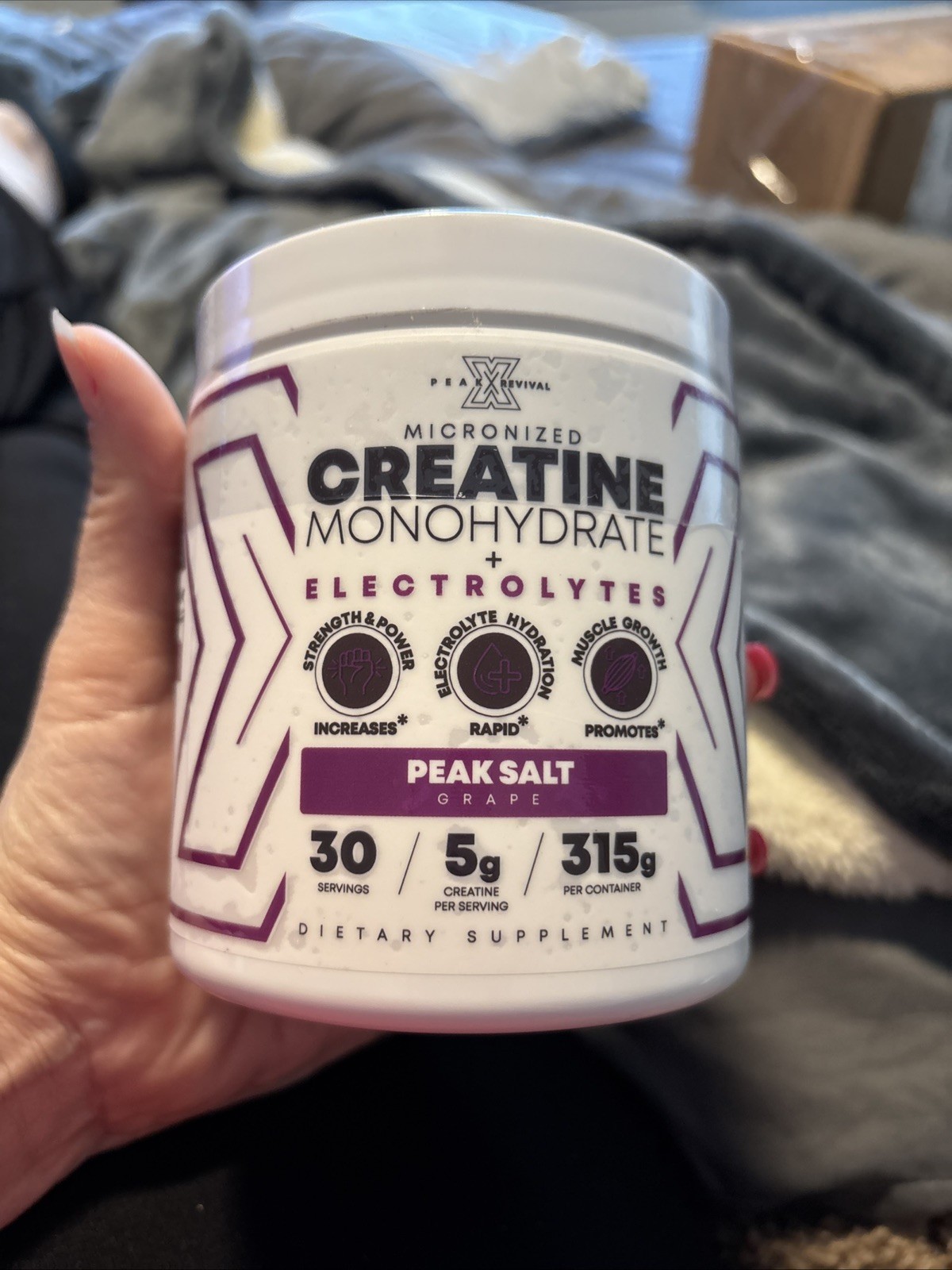 Peak Revival-X Creatine Monohydrate Electrolytes Powder grape 315g