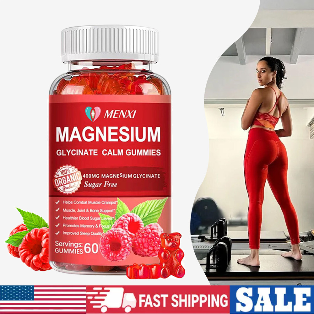 Magnesium Glycinate Gummies – Brain Health & Relaxation Support, Sleep Support