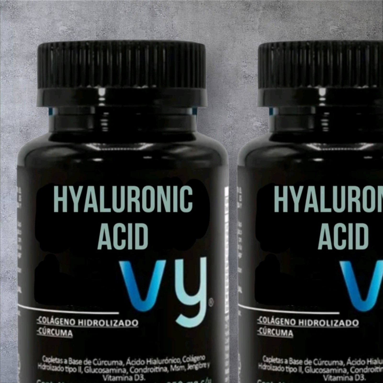 2 Pack Hyaluronic Acid Supplement Collagen Turmeric 30 Capsules 850mg Umovi