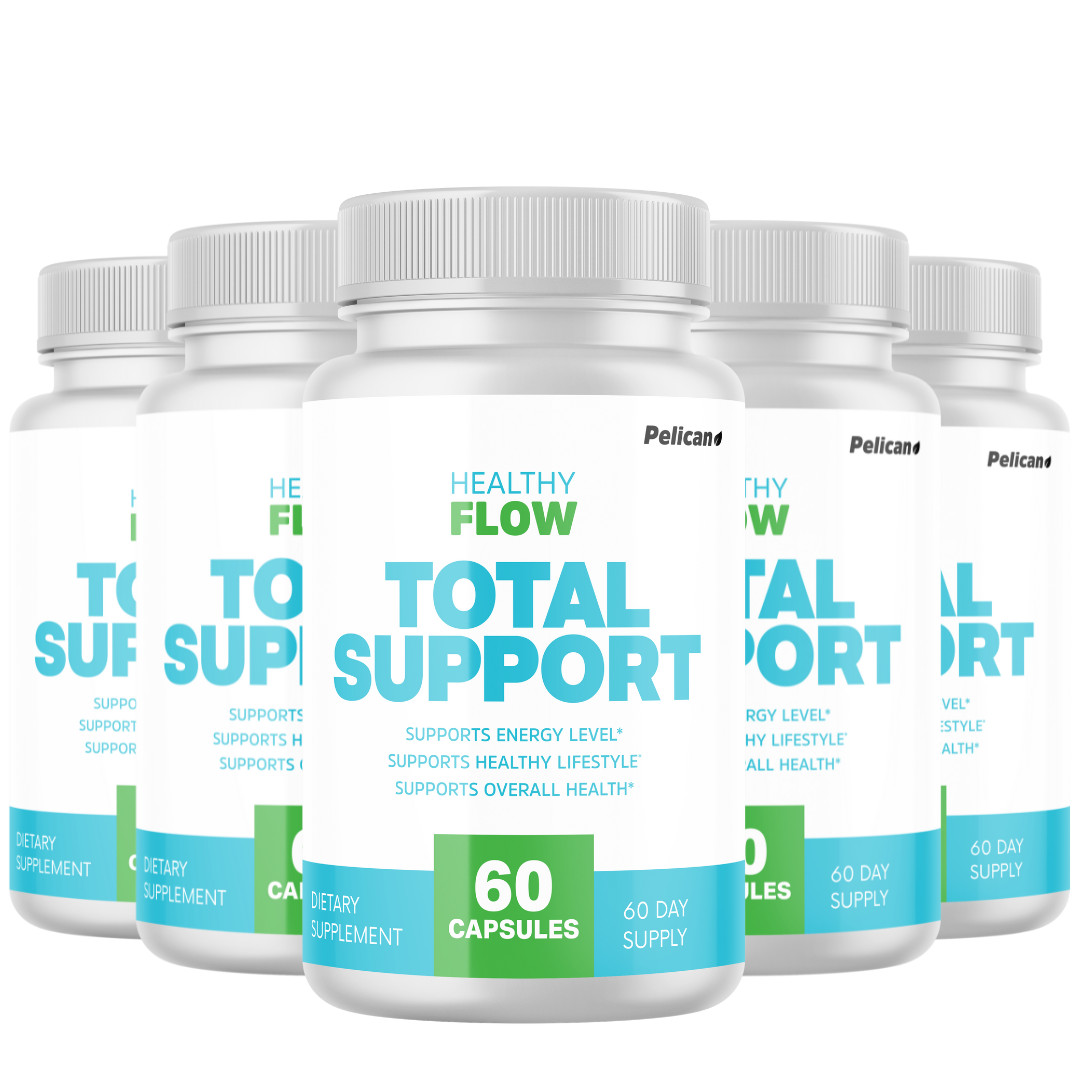 Healthy Flow Total Support-Cardiovascular & Blood Support- 5 Bottles- Genuine
