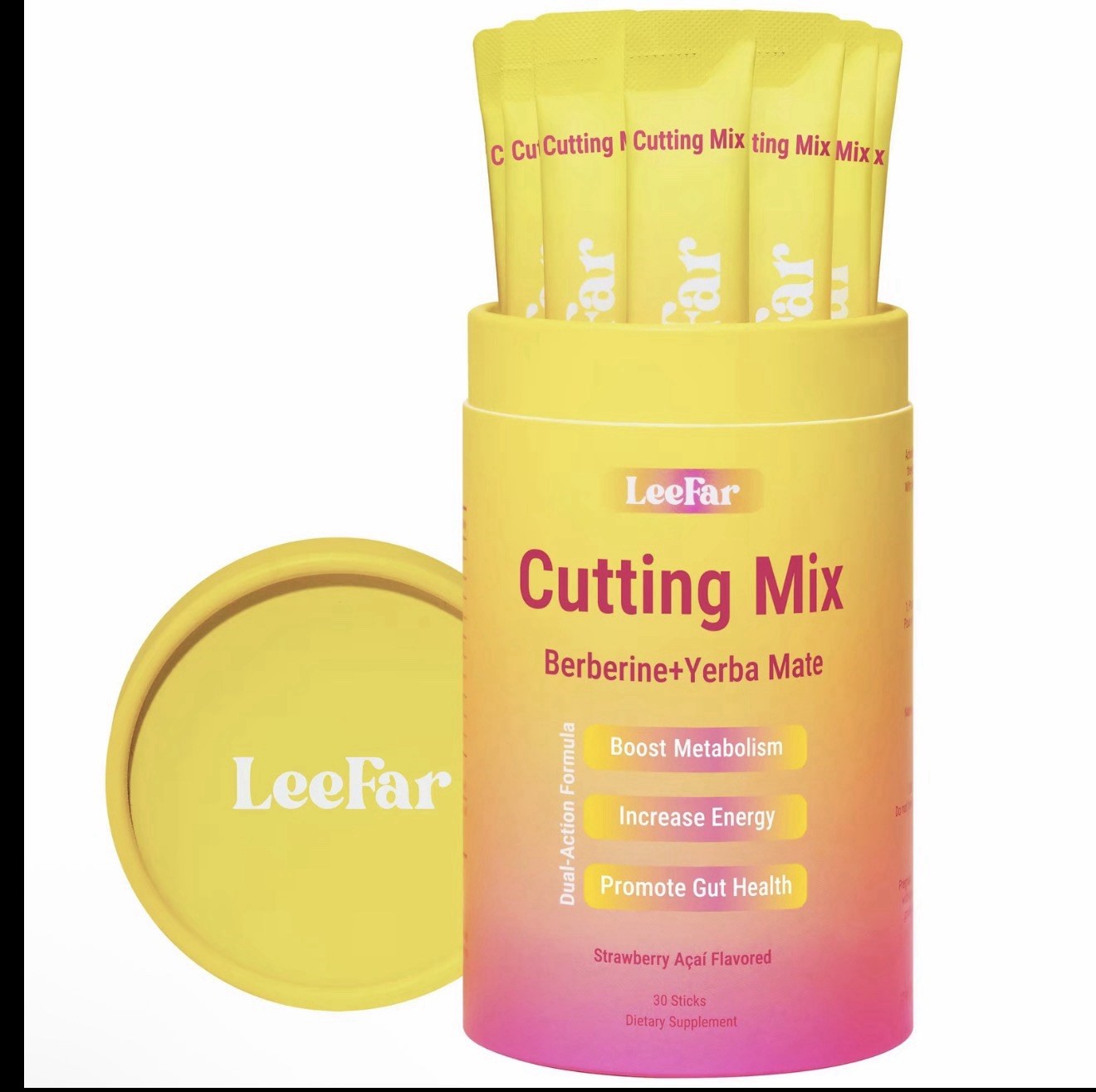 Leefar Cutting Drink Mix – Berberine, Chromium, 5-HTP, Yerba Mate & Magnesium |