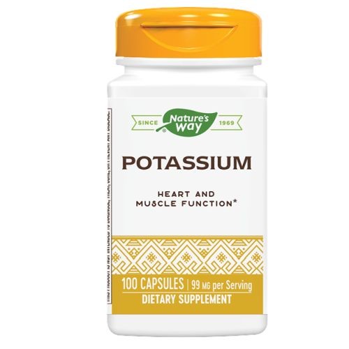 Potassium 100 Caps 99 mg by Nature’s Way