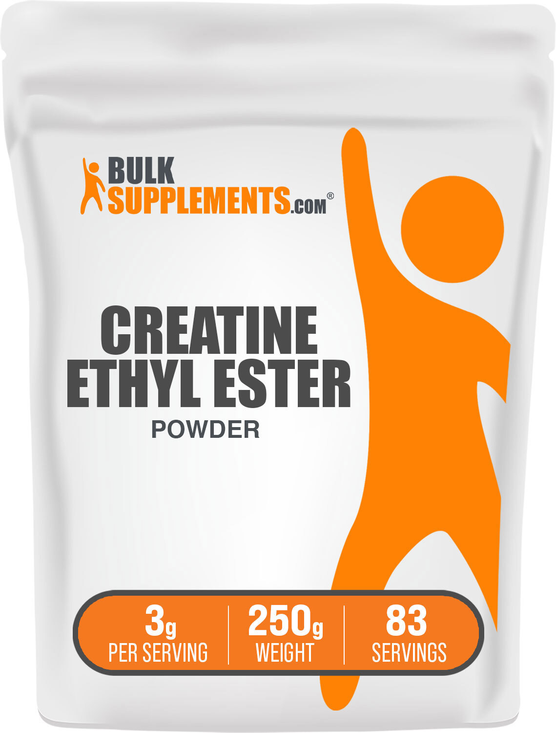BulkSupplements Creatine Ethyl Ester HCl (CEE) Powder 250g – 3g Per Serving