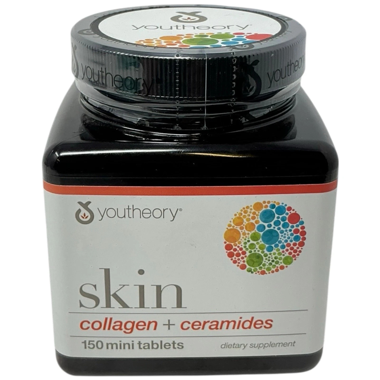NewYoutheory – Skin Collagen + Ceramides Dietary Supplement 150 Mini Tablets