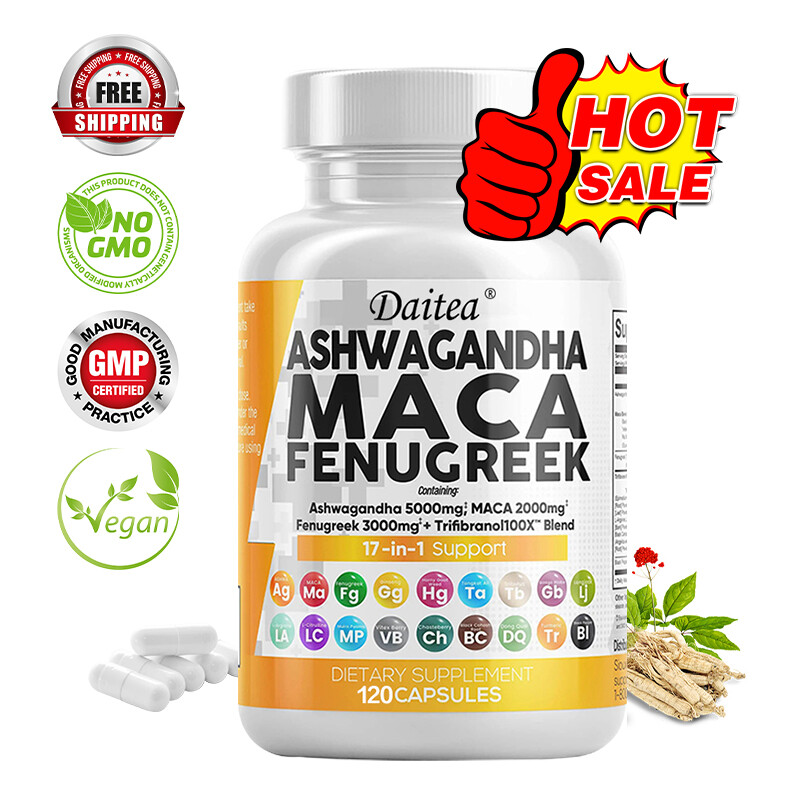 Containing Ashwagandha Maca Root Capsules – Booster Muscle Mass,strength ,energy