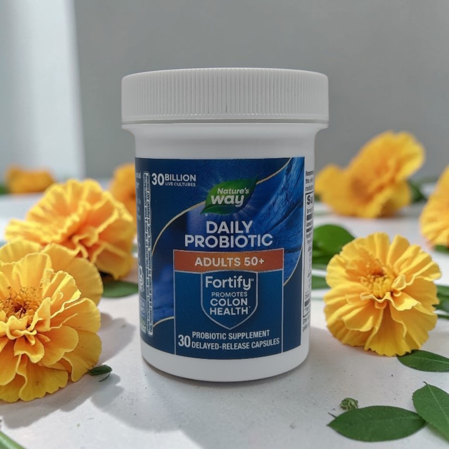 Nature’s Way Fortify 50+ Probiotic 30 Billion Live Cultures Colon 30ct EXP 10/27
