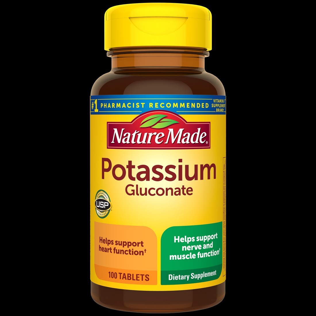 nature made potassium gluconate 550mg 100 tablets