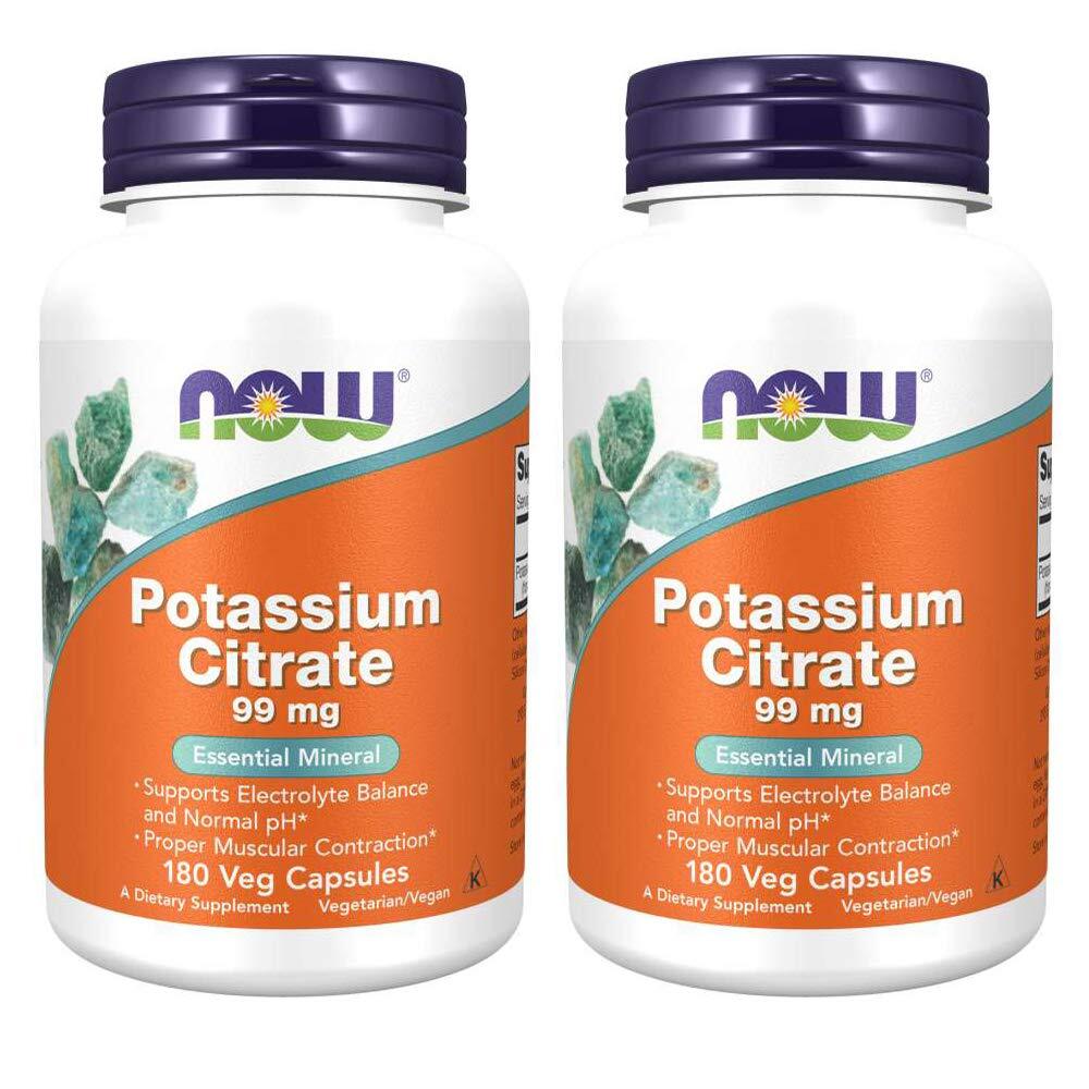 Potassium Citrate 180 Count Pack of 2 Essential Mineral Supplement