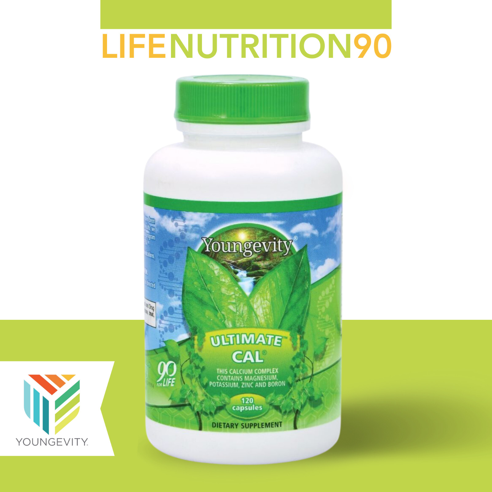 Youngevity Ultimate CAL / Calcium Support – 120 Capsules