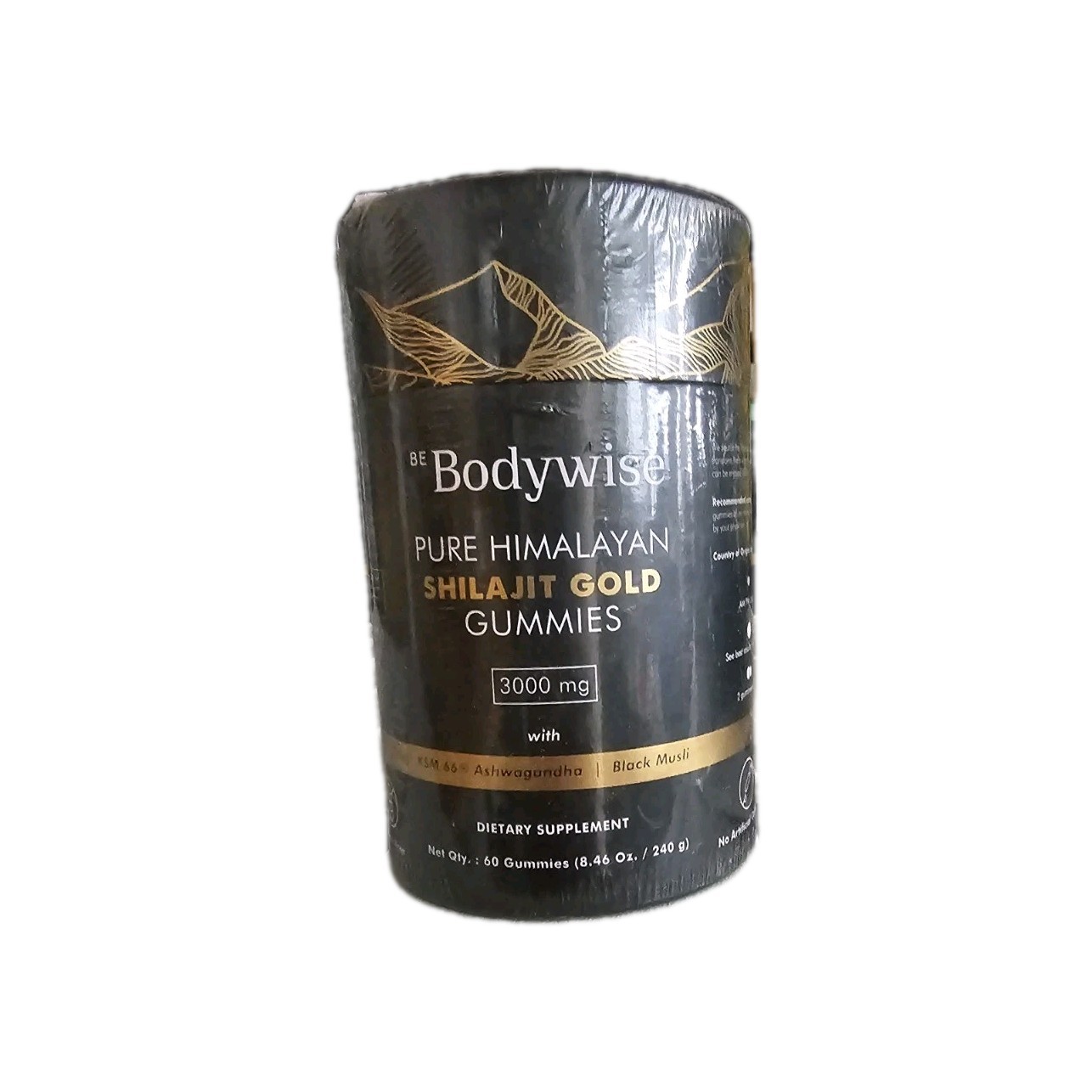 Be Bodywise Pure Himalayan Shilajit Gummies W/Ashwagandha, Gokshura.  Exp: 01/27