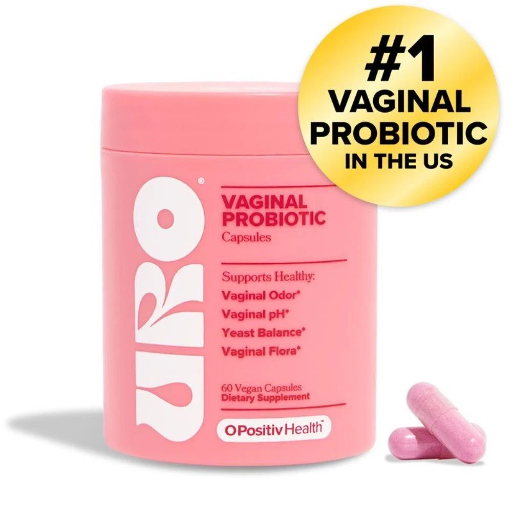 URO Women’s Probiotics Prebiotic & Probiotic Capsules for pH Balance & Odor